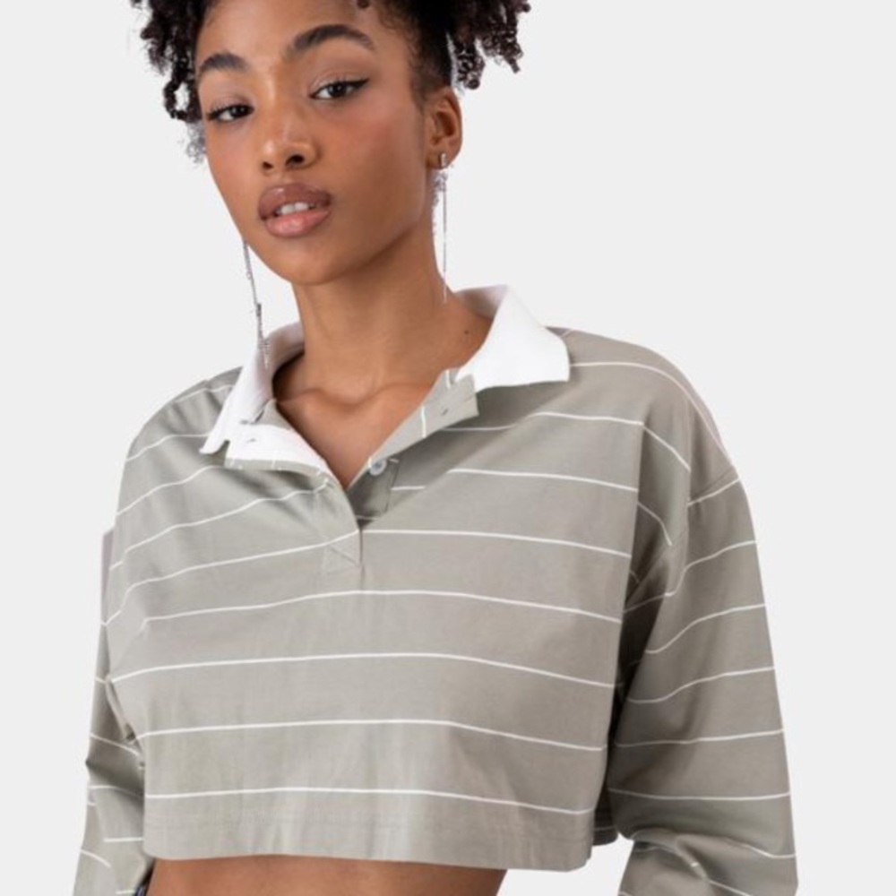adika grey striped top